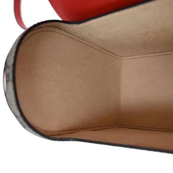 Authentic GUCCI Apple Small Bamboo 2Way Chain Shoulder Hand Bag Supreme Leather - Picture 5 of 16